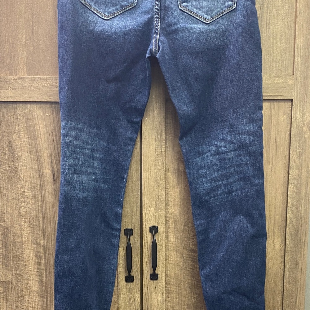 Kancan Signature Distressed Blue Jeans Mid-rise Ankle Skinny Women’s Size 26 - Picture 9 of 14